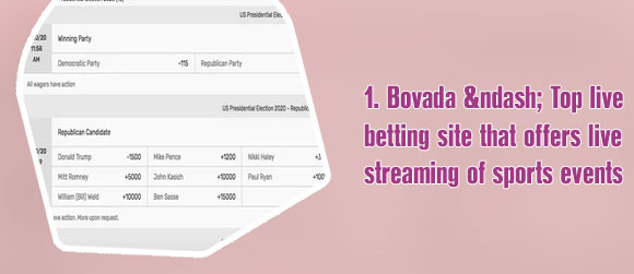 Bovada live odds